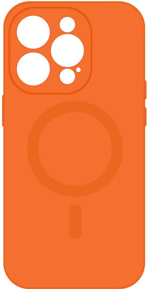 Tel Protect MagSilicone dėklas skirtas Apple iPhone 14 oranžinės spalvos