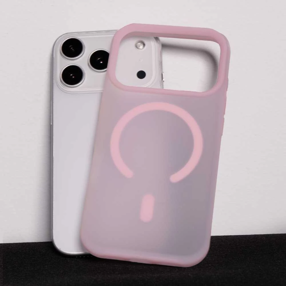 Tel Protect Mist Matte Magsafe dėklas skirtas Samsung Galaxy S26 Plus light pink
