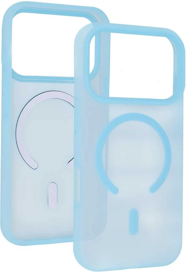 Tel Protect Mist Matte Magsafe dėklas skirtas iPhone 17 Pro light mėlynos spalvos