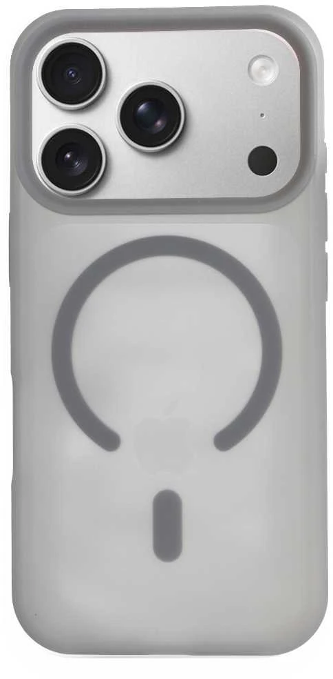 Tel Protect Mist Matte Magsafe dėklas skirtas Apple iPhone 17 pilkos spalvos