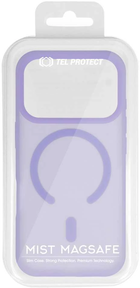 Tel Protect Mist Matte Magsafe dėklas skirtas Samsung Galaxy S26 pale violetinė