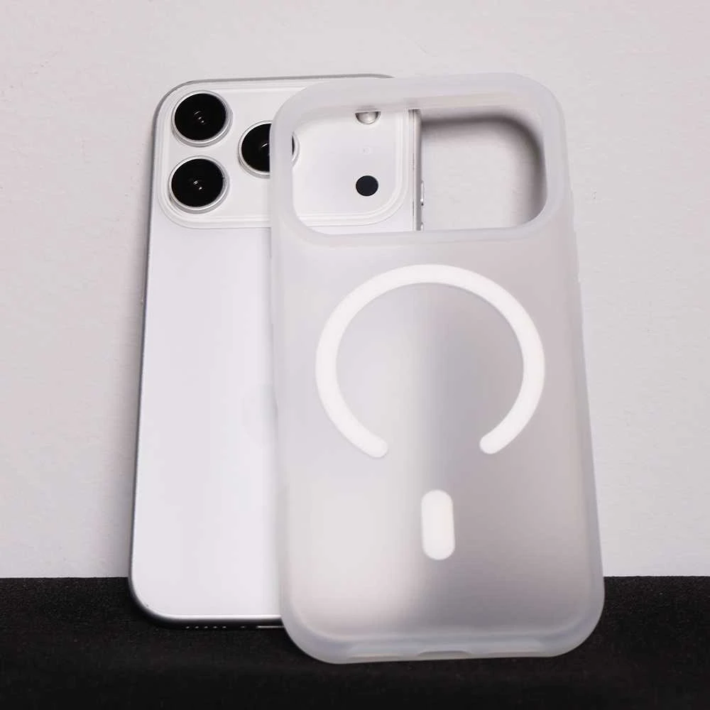 Tel Protect Mist Matte Magsafe dėklas skirtas Apple iPhone 16 Pro Max skaidrus