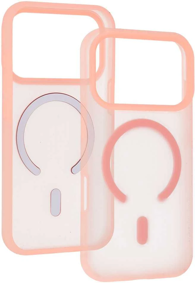 Tel Protect Mist Matte Magsafe dėklas skirtas Samsung Galaxy A17 5G rožinės spalvos oranžinės spalvos