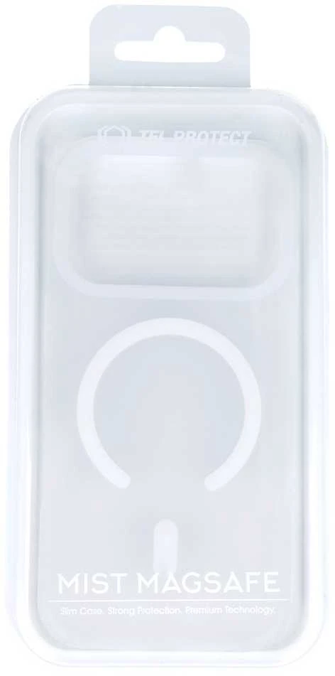 Tel Protect Mist Matte Magsafe dėklas skirtas Apple iPhone 16 Pro Max skaidrus