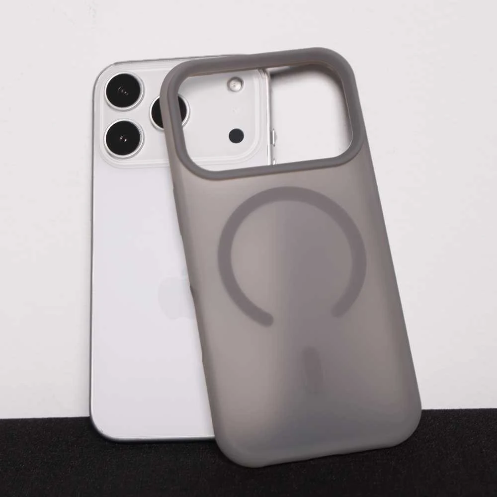 Tel Protect Mist Matte Magsafe dėklas skirtas Apple iPhone 17 pilkos spalvos