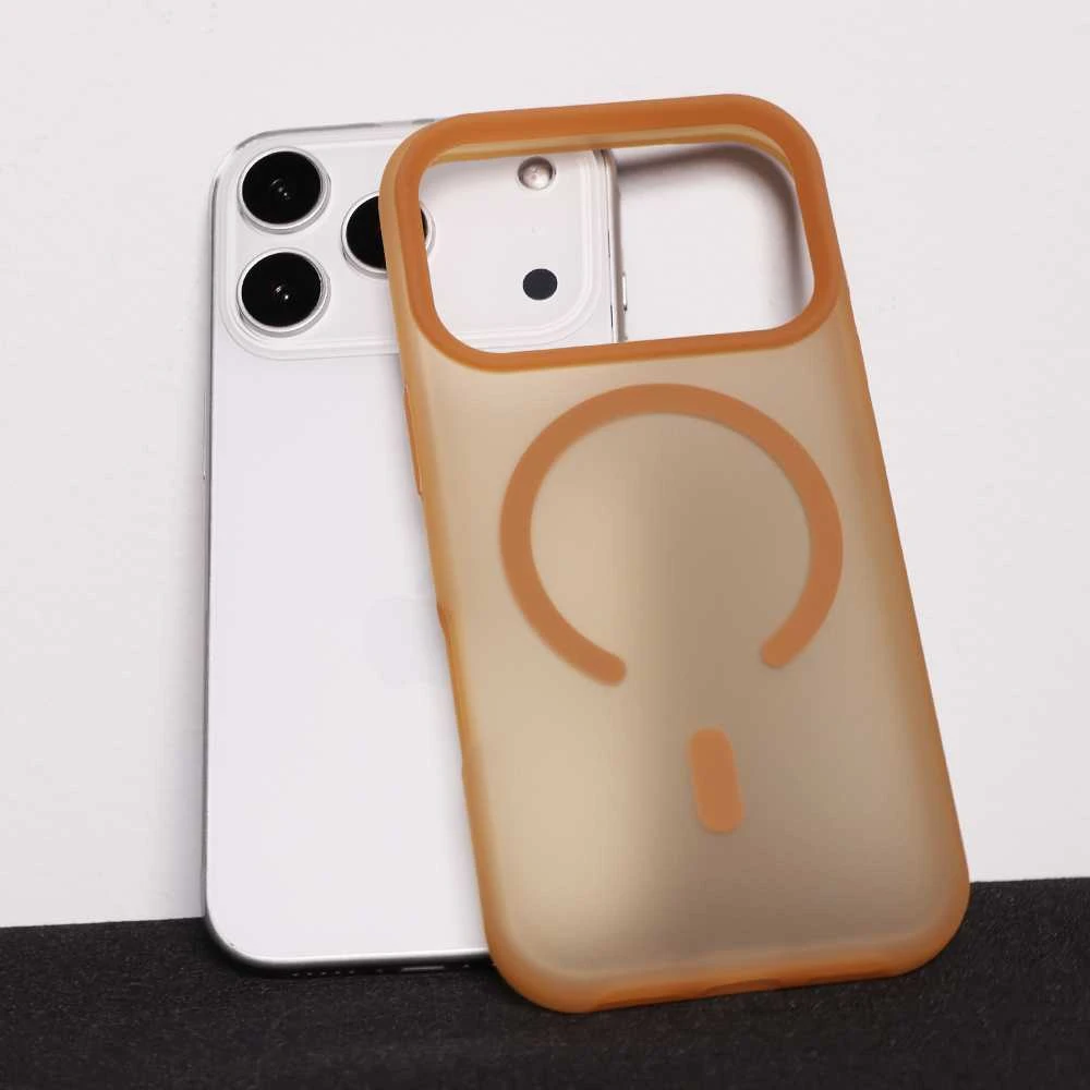 Tel Protect Mist Matte Magsafe dėklas skirtas Apple iPhone 14 Pro coffee rudos spalvos
