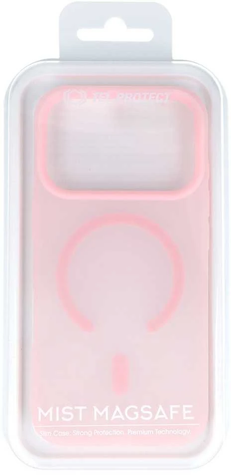 Tel Protect Mist Matte Magsafe dėklas skirtas Apple iPhone 16 Pro Max light rožinės spalvos