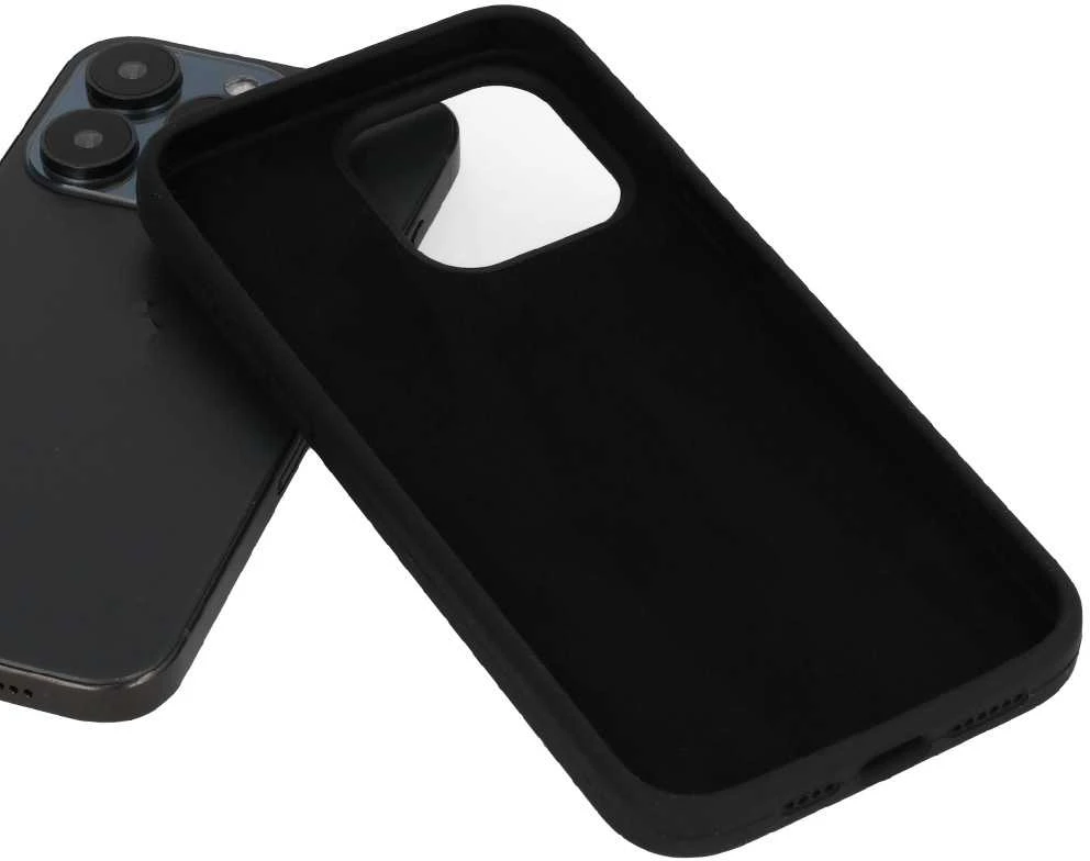 Toptel Tel Protect Silicone Lite dėklas skirtas Xiaomi Redmi A3 juodos spalvos