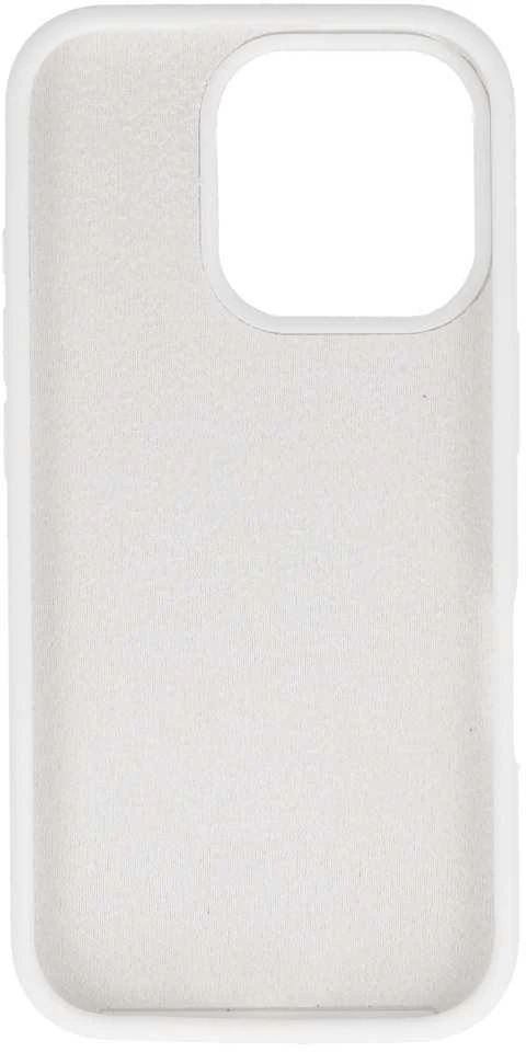 Tel Protect silikoninis Premium dėklas telefonui iPhone 16 Pro baltos spalvos