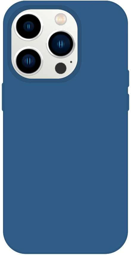 Tel Protect silikoninis Premium dėklas telefonui iPhone 14 Pro mėlynos spalvos