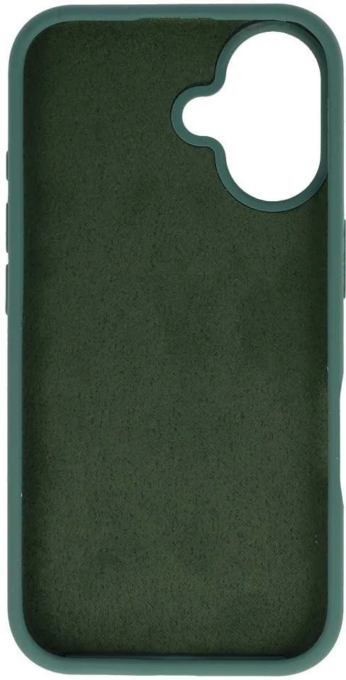 Tel Protect silikoninis Premium dėklas telefonui Apple iPhone 16 žalios spalvos