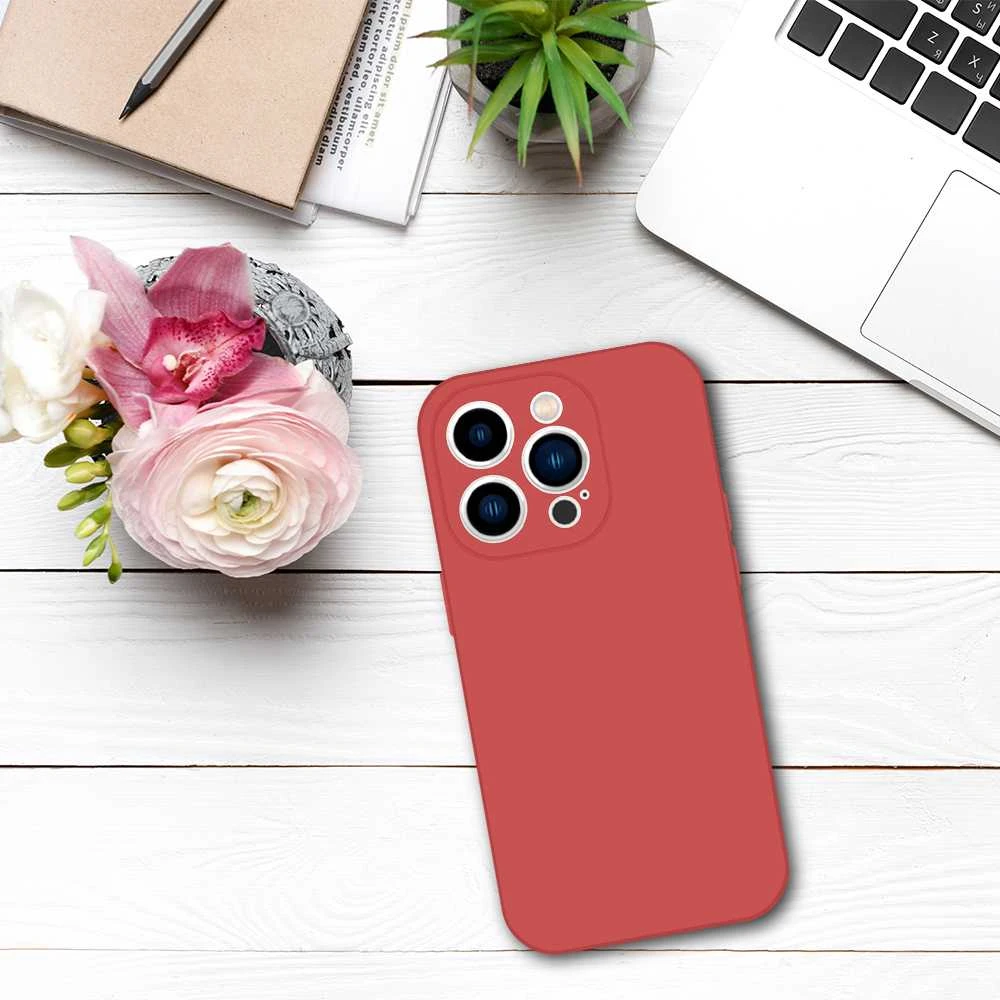 Tel Protect silikoninis Premium dėklas telefonui Apple iPhone 14 Pro Max coral