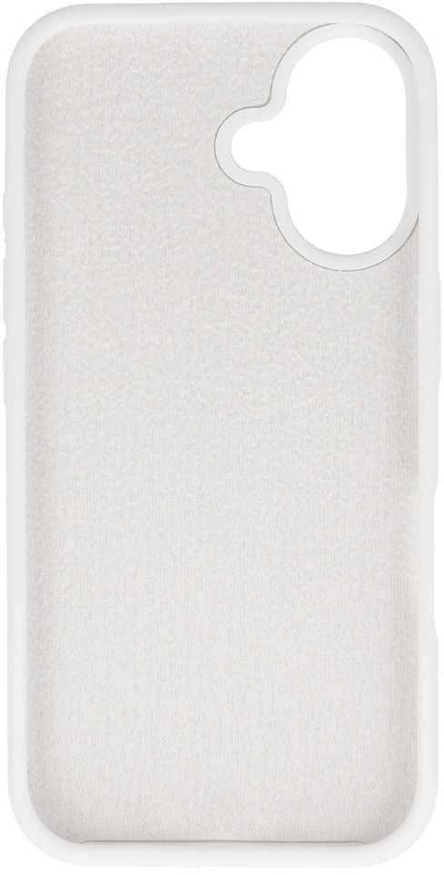 Tel Protect silikoninis Premium dėklas telefonui Apple iPhone 16 baltos spalvos