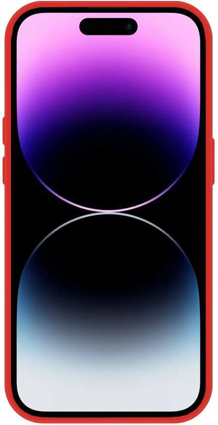 Tel Protect silikoninis Premium dėklas telefonui Apple iPhone 15 Pro Max raudonos spalvos