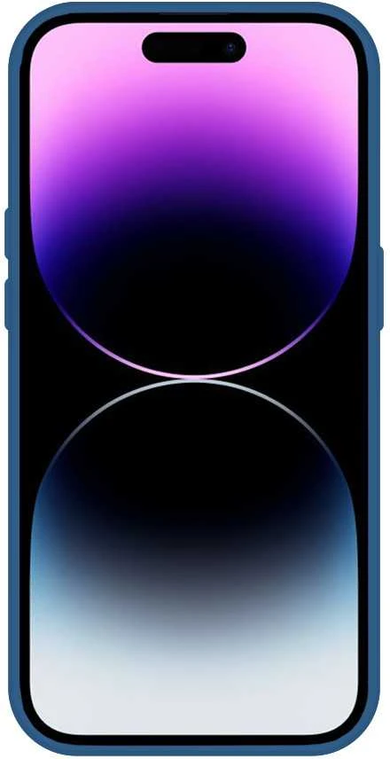 Tel Protect silikoninis Premium dėklas telefonui iPhone 14 Pro mėlynos spalvos