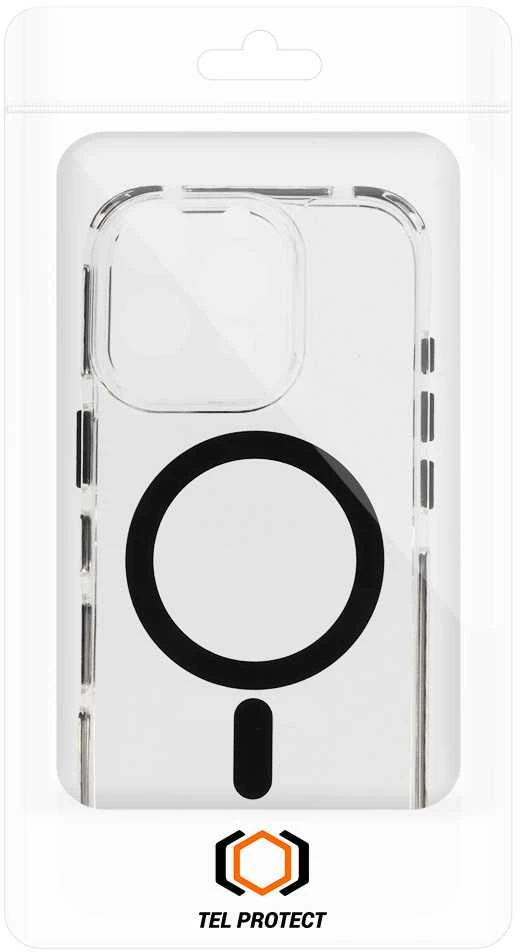 Tel Protect Strap Clear dėklas skirtas Apple iPhone 17 Air juodos spalvos