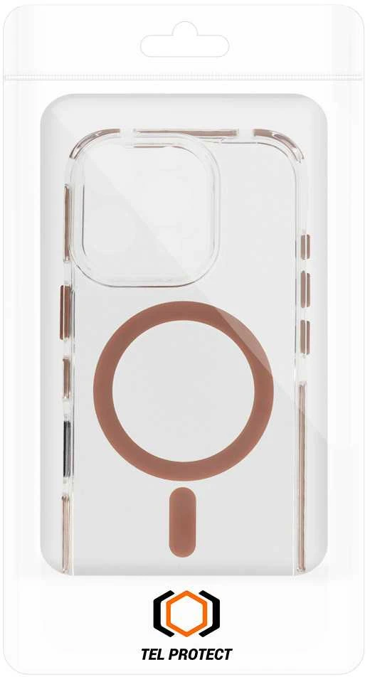 Tel Protect Strap Clear dėklas skirtas Apple iPhone 17 Air aukso spalvos