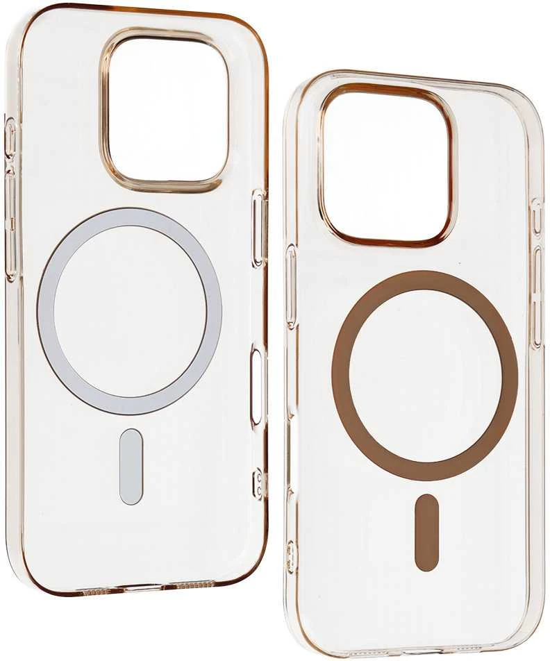 Toptel Tel Protect Transparent Slim Magsafe dėklas skirtas Apple iPhone 14 Pro desert