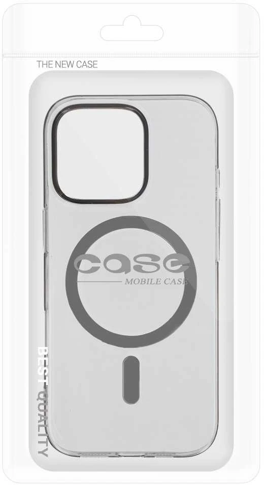 Fusion Accessories Tel Protect Transparent Slim Magsafe dėklas skirtas Apple iPhone 15 graphite