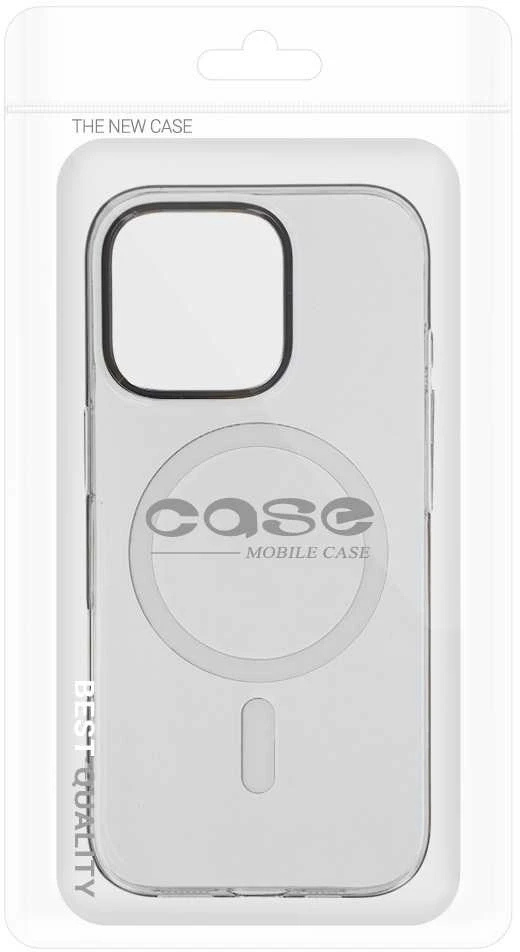 Toptel Tel Protect Transparent Slim Magsafe dėklas skirtas Apple iPhone 14 pilkos spalvos