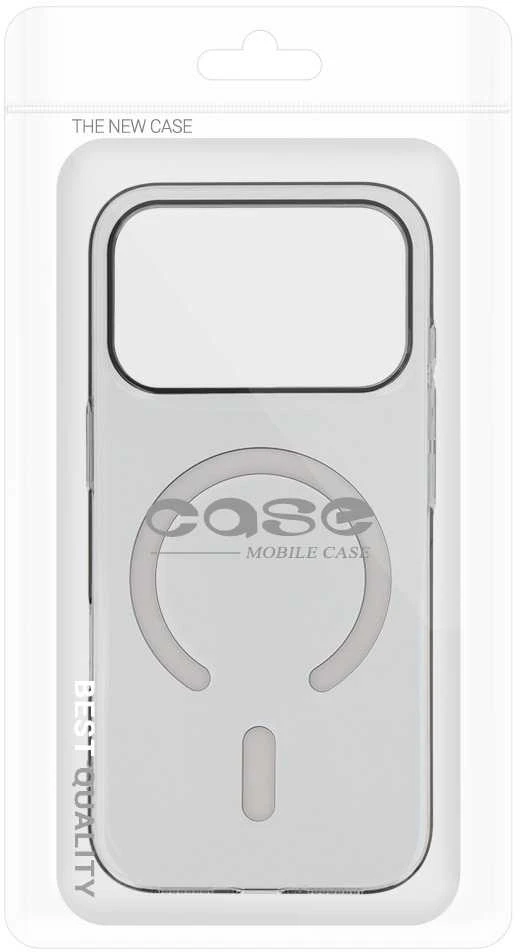 Fusion Accessories Tel Protect Transparent Slim Magsafe dėklas skirtas Apple iPhone 17 Pro pilkos spalvos
