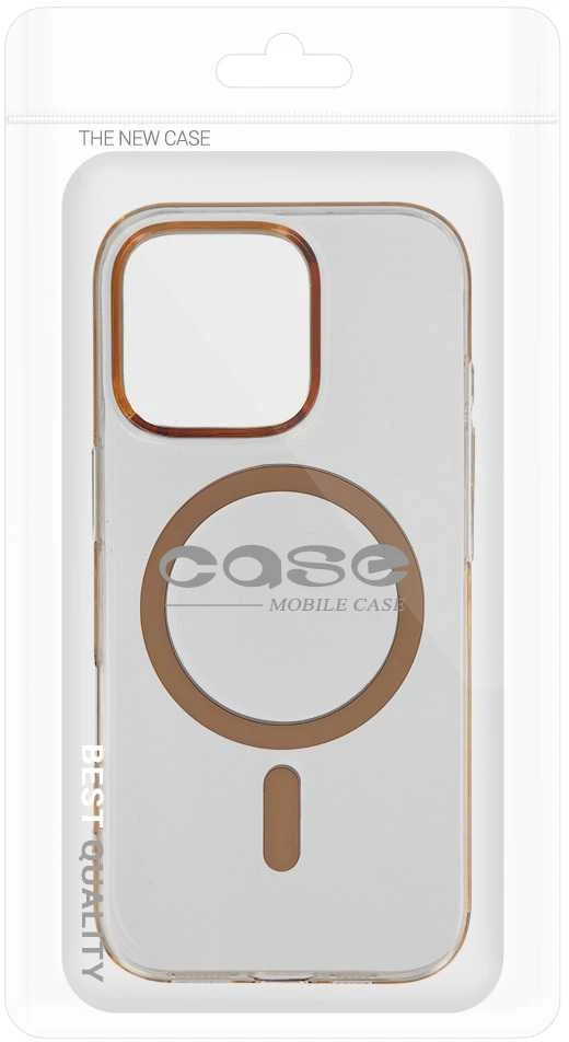 Toptel Tel Protect Transparent Slim Magsafe dėklas skirtas Apple iPhone 14 Pro desert