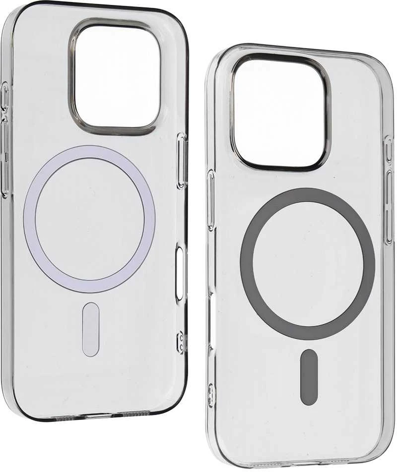 Fusion Accessories Tel Protect Transparent Slim Magsafe dėklas skirtas Apple iPhone 15 graphite