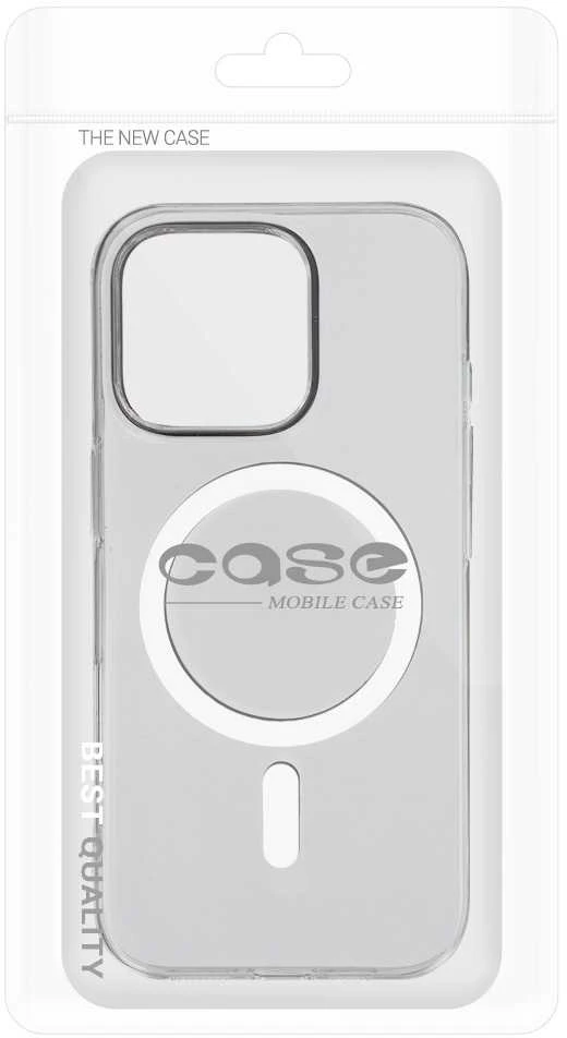 Toptel Tel Protect Transparent Slim Magsafe dėklas skirtas Apple iPhone 14 baltos spalvos