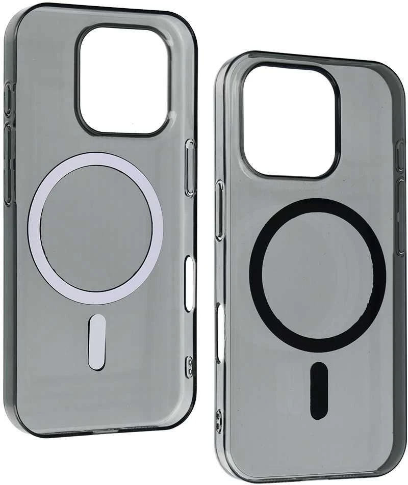 Fusion Accessories Tel Protect Transparent Slim Magsafe dėklas skirtas Apple iPhone 14 Pro juodos spalvos