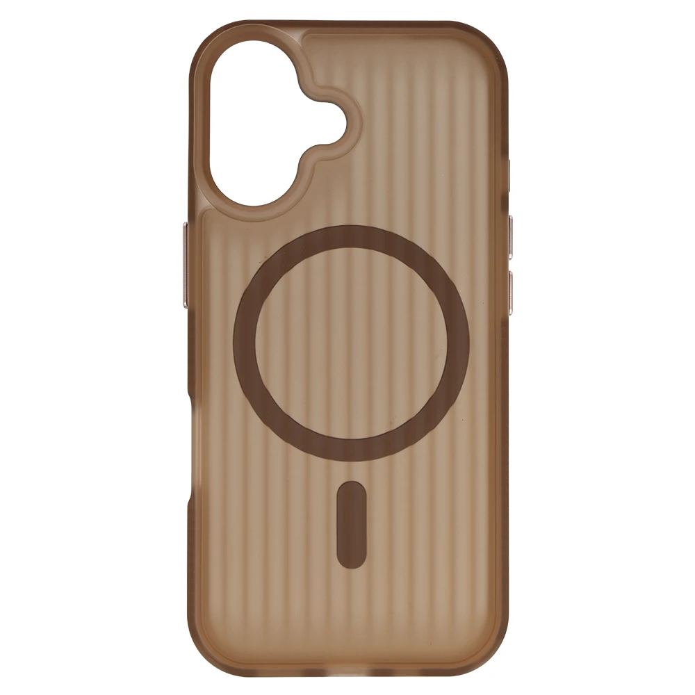 Tel Protect Twist Magsafe dėklas skirtas Apple iPhone 17 coffee rudos spalvos