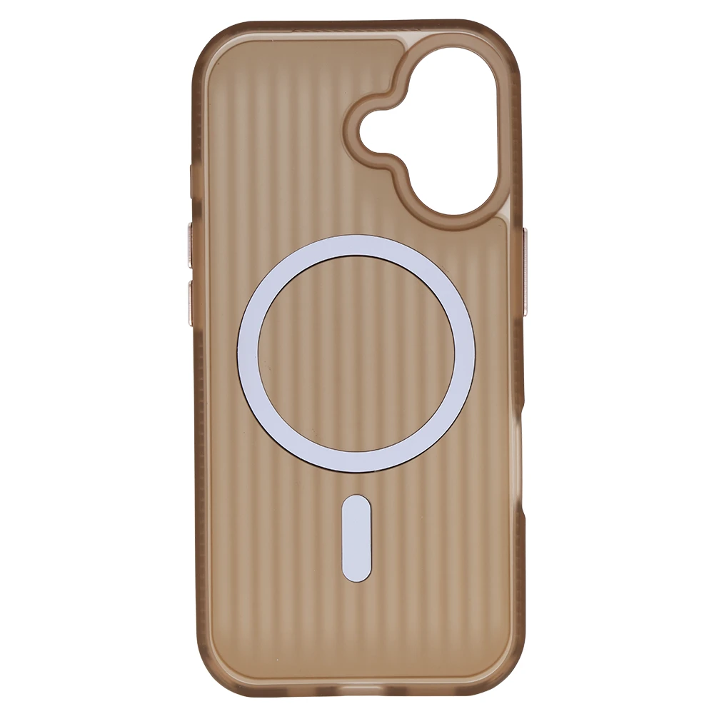 Tel Protect Twist Magsafe dėklas skirtas Apple iPhone 17 coffee rudos spalvos