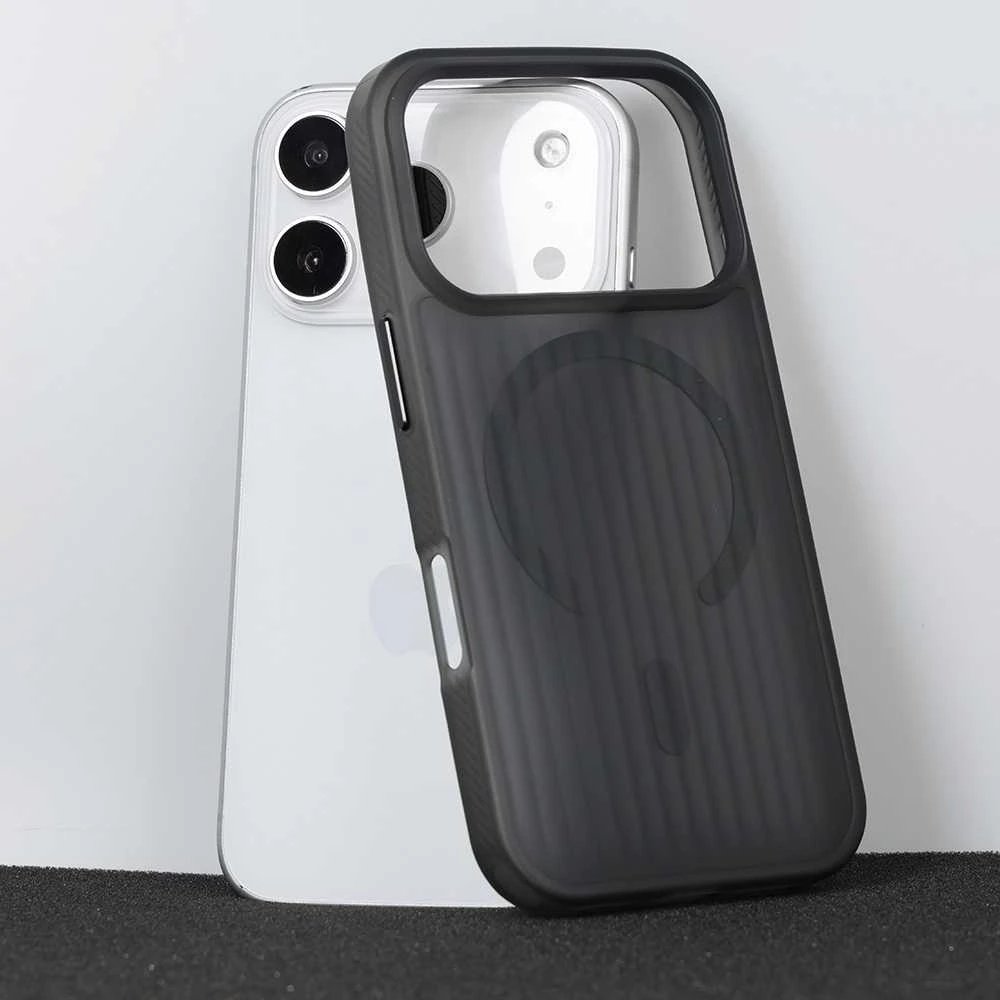 Tel Protect Twist Magsafe dėklas skirtas Samsung Galaxy S25 FE juodos spalvos