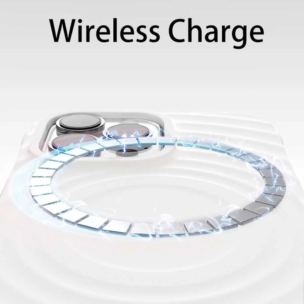 Tel Protect Wave Magsafe dėklas, skirtas Apple iPhone 14 Pro, baltos spalvos