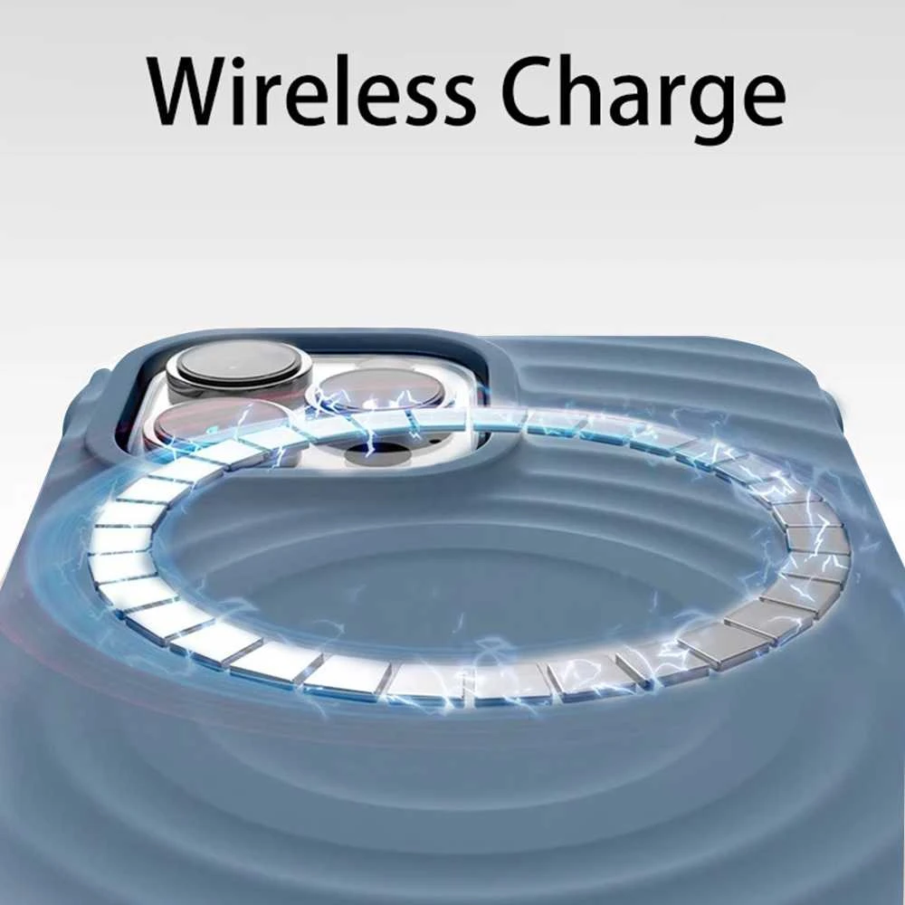 Tel Protect Wave Magsafe dėklas skirtas Xiaomi 14 mėlynos spalvos