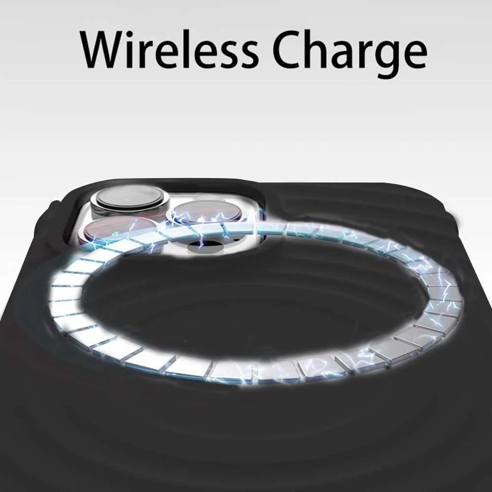 Tel Protect Wave Magsafe dėklas skirtas Xiaomi 14 Pro juodos spalvos