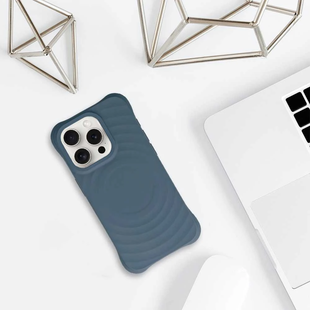 Tel Protect Wave Magsafe dėklas skirtas Xiaomi 14 mėlynos spalvos