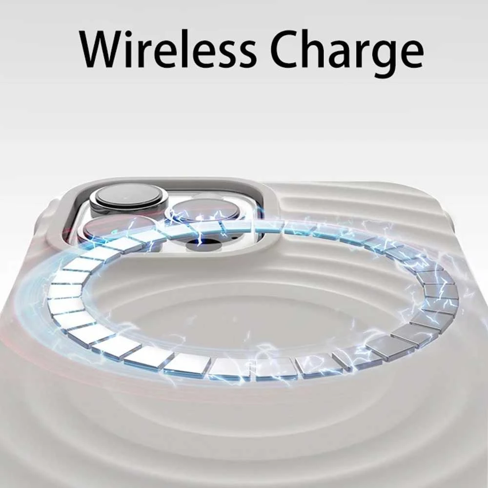Tel Protect Wave Magsafe dėklas skirtas Samsung Galaxy S23 Ultra pilkos spalvos