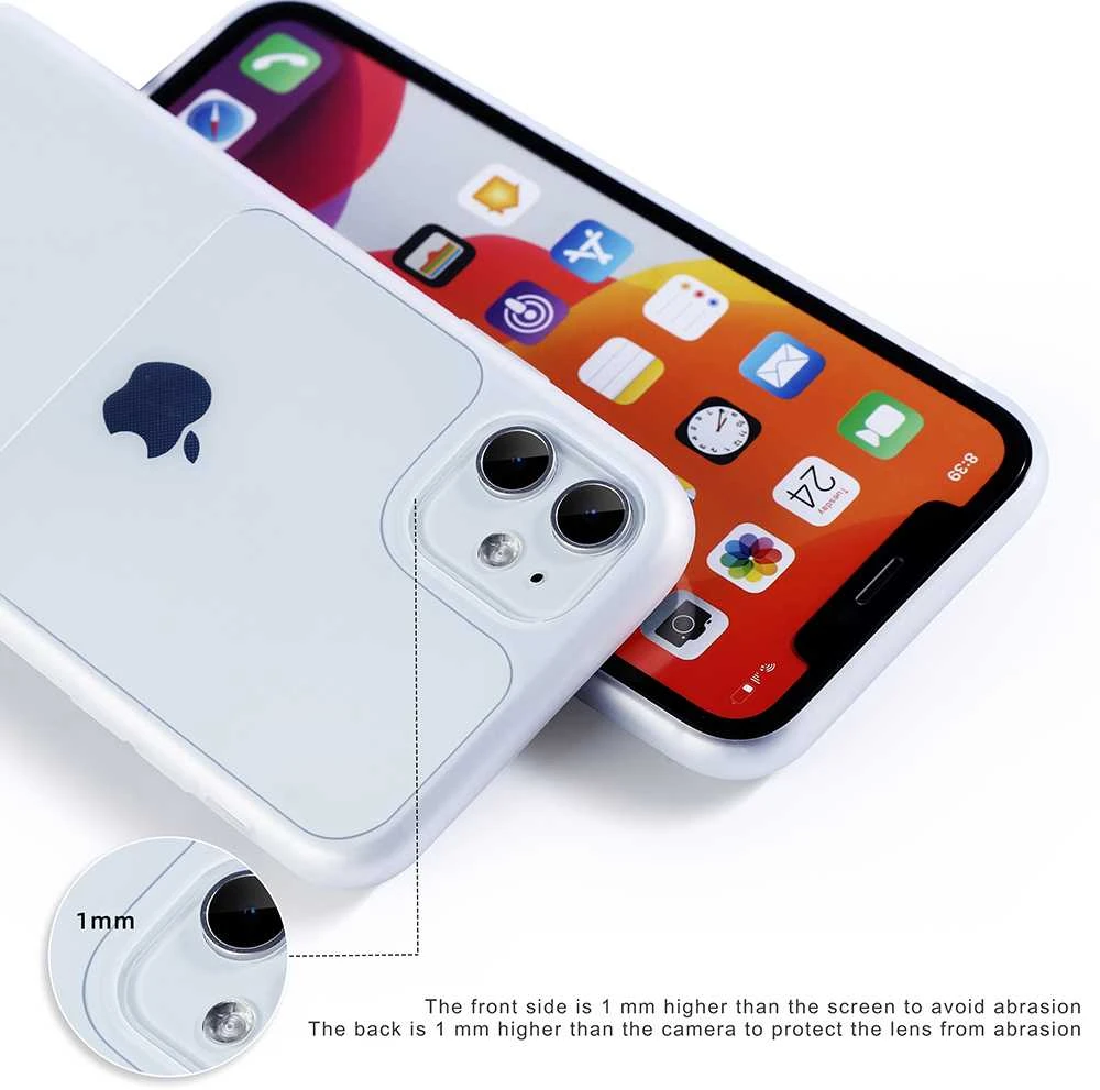 Tel Protect Window dėklas skirtas Apple iPhone 12 Pro Max skaidrus