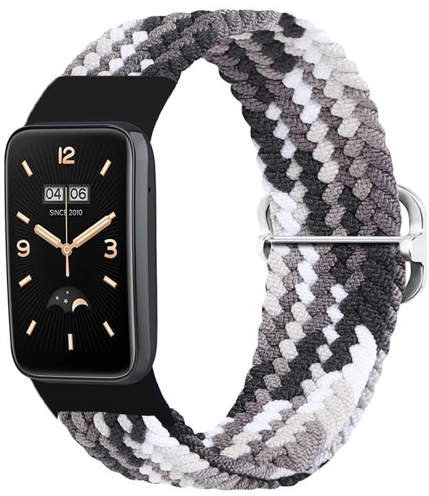 Telcon PINTAS DIRŽELIS MI BAND 7 PRO / M7 PRO (13) Juodas IR Baltas