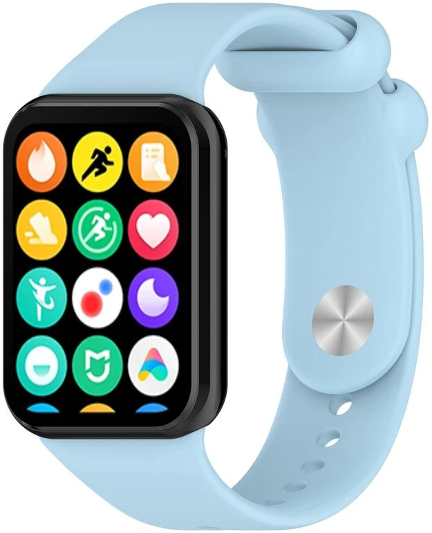 Telcon SILIKONINIS DIRŽELIS MI BAND 8 PRO /M8 PRO (4). ŠVIESIAI MĖLYNAS