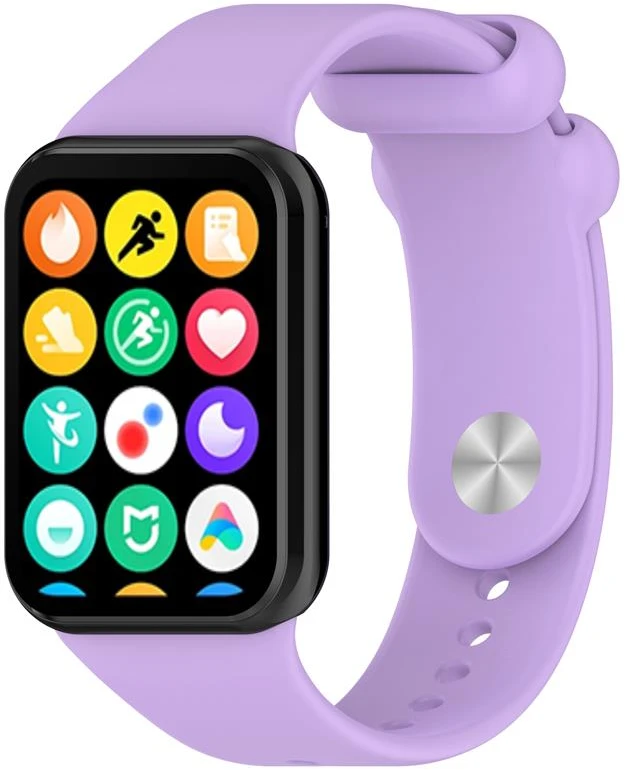 Telcon SILIKONINIS DIRŽELIS MI BAND 8 PRO /M8 PRO (1). VIOLETINIS