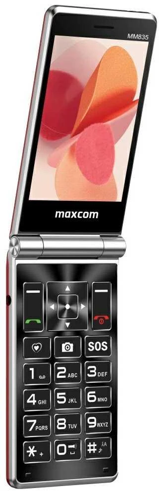 Telefonas Maxcom Comfort MM835 4G raudonas spalvos