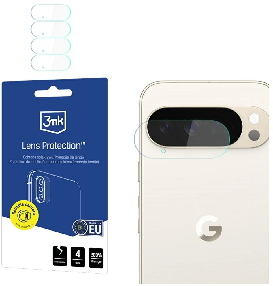 3Mk apsauga 3mk objektyvo apsauginis kameros stiklas, skirtas „Google Pixel 10 Pro XL“