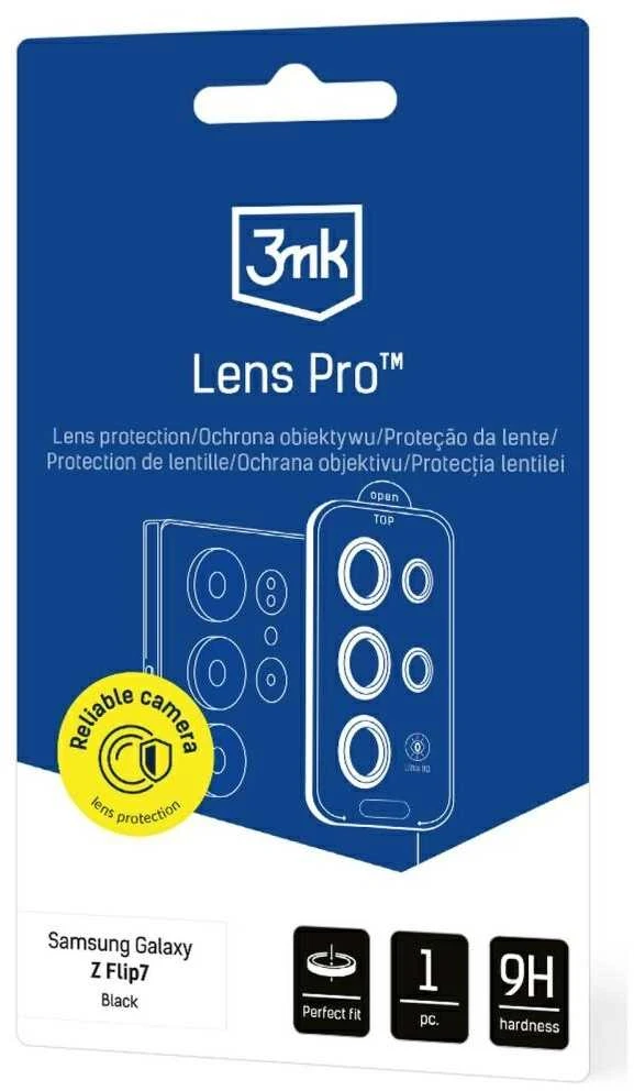 Telefono kameros apsauga 3MK Lens Protection Pro skirta Samsung Galaxy Z Flip7 juodos spalvos 1szt