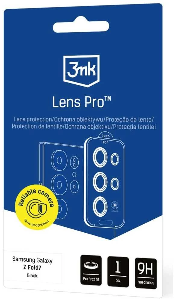 Kameros objektyvo apsauga 3MK Lens Protection Pro, skirta „Samsung Galaxy Z Fold7“ juodos spalvos 1 vnt.