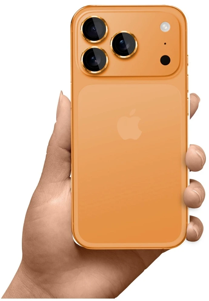 3Mk Protection 3mk grūdinto stiklo lęšių apsauga iPhone 17 Pro / 17 Pro Max - oranžinis