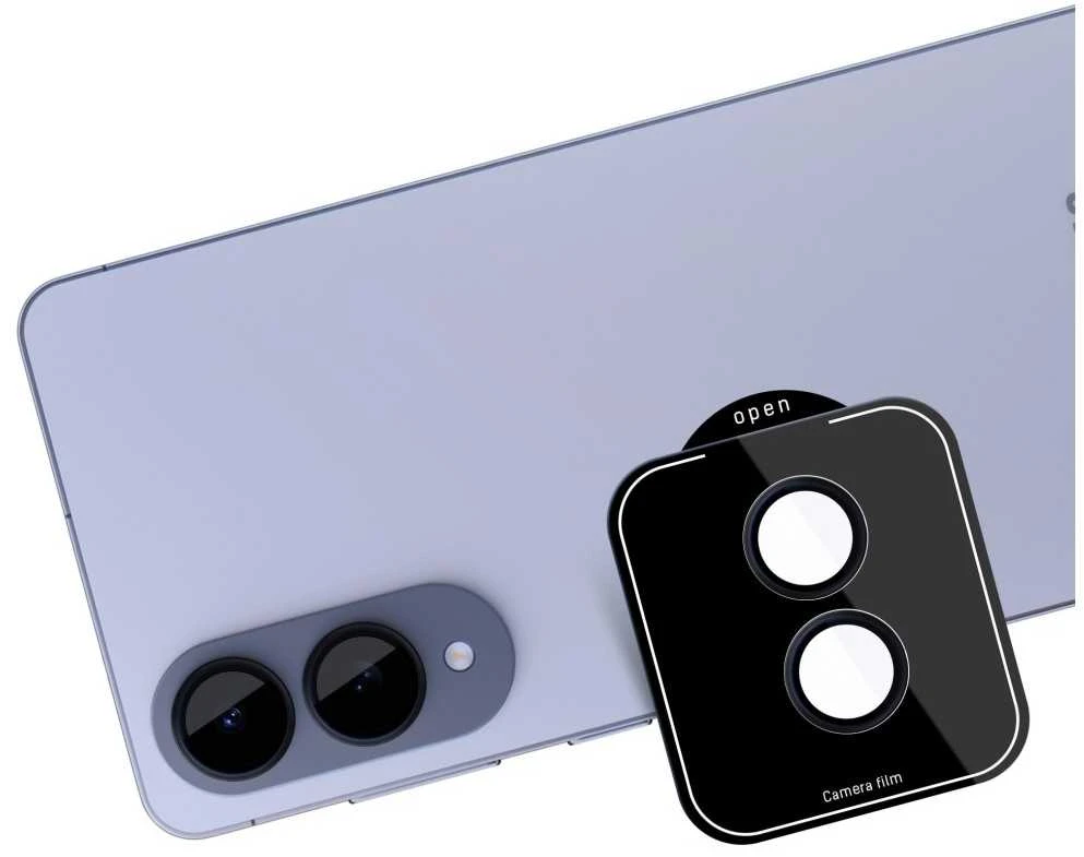 3MK Lens Protection Pro kameros objektyvo apsauga Samsung Galaxy S25 Edge Juodas 1 vnt.