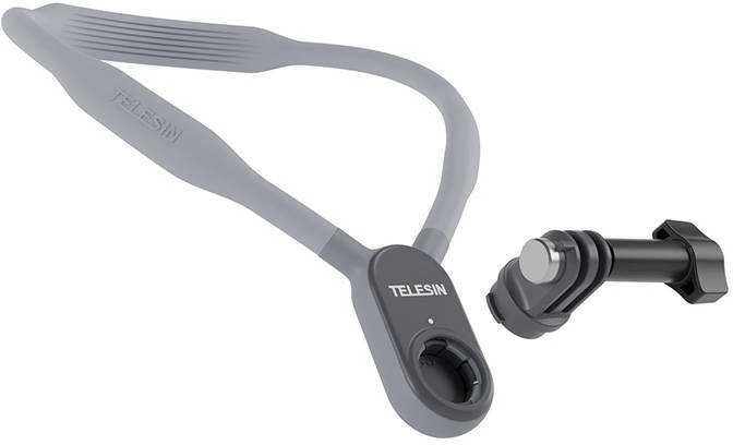 Telesin kaklo juosta su laikikliu sporto kameroms / telefonams TE-HNB-001