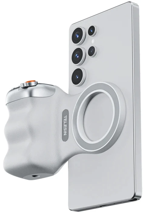 Telesin MagSafe Fun Shot Grip2 magnetinė rankena (Baltas)