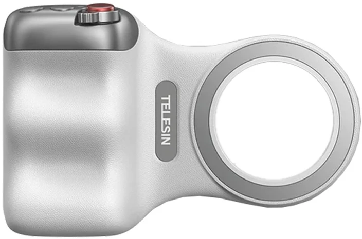 Telesin MagSafe Fun Shot Grip2 magnetinė rankena (Baltas)